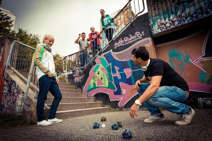 Crossboccia Spielfeld