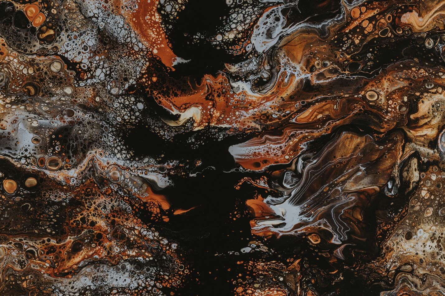 Acrylic Pouring Technik