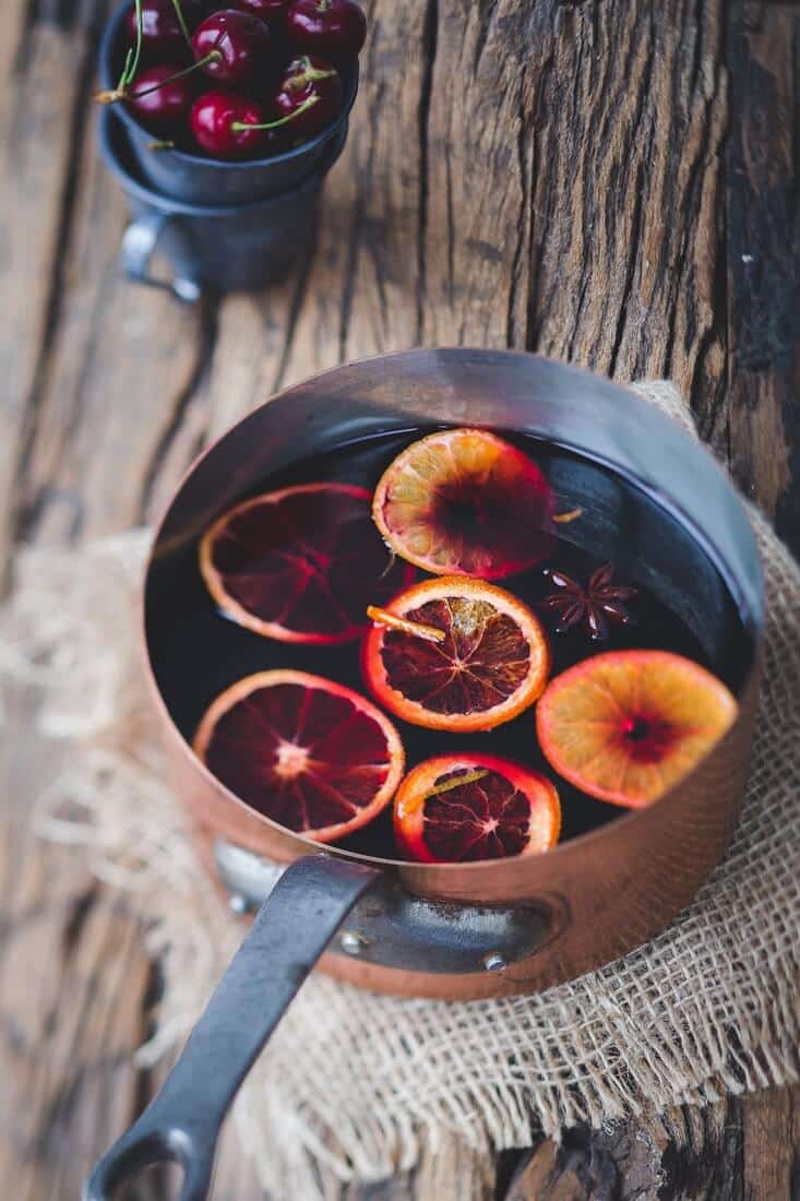 Cherry glühwein