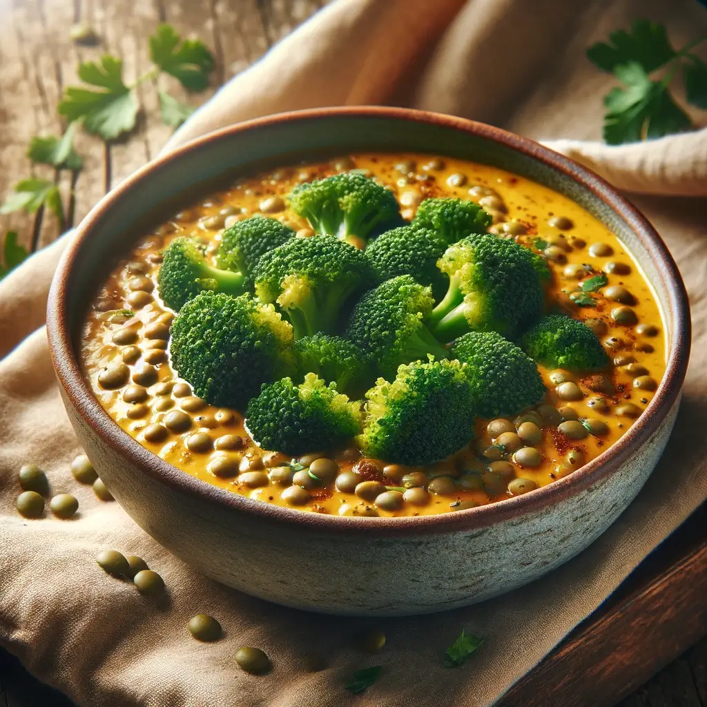 Linsen Dal mit Brokkoli