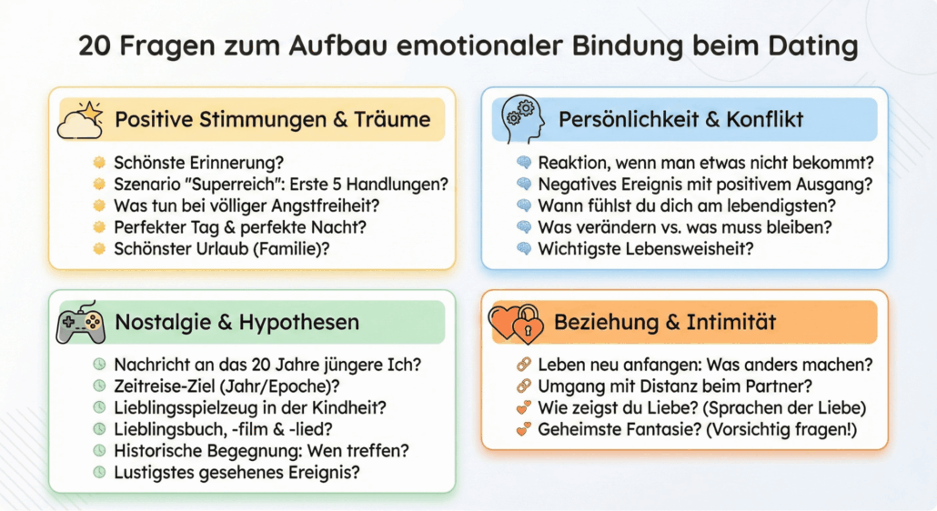 Fragen Dating - Infografik