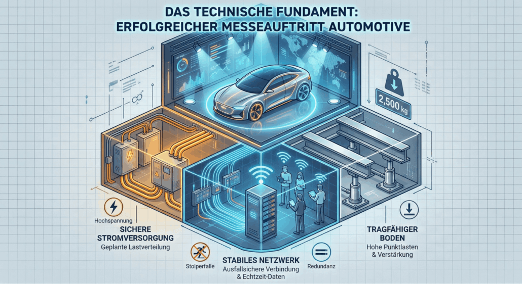 Messeauftritt Automotive - Infografik